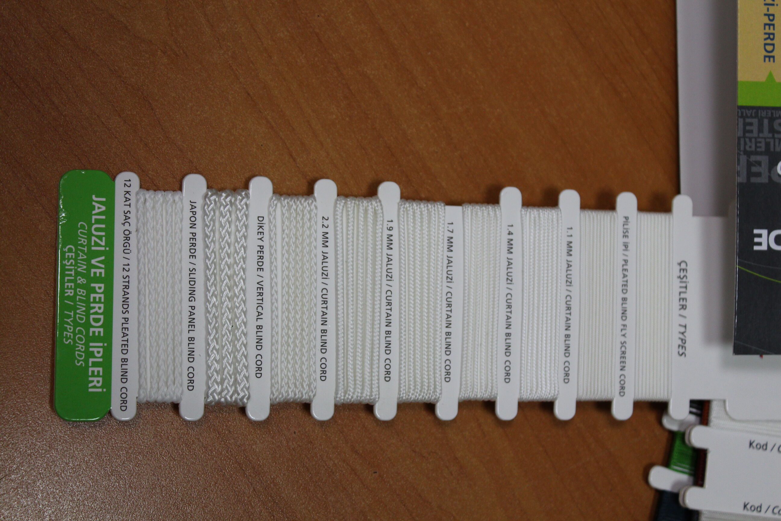 jaluzi ve perde ipleri